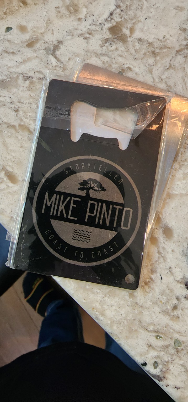 Personalized wooden bottle opener in a gift box